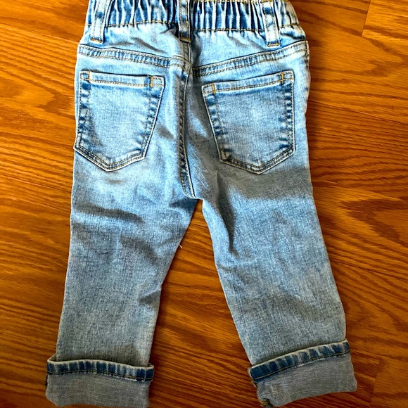 Distressed baby jeans, skinny jeans small shop first owners - Picture 2 of 2